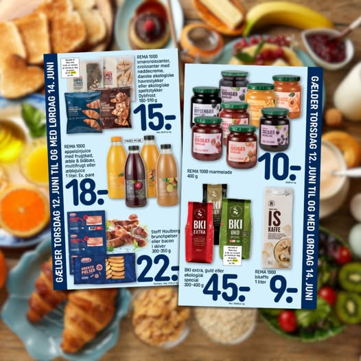 Rema 1000 Sindal inviterer til sommerbrunch-inspiration med ugens tilbud