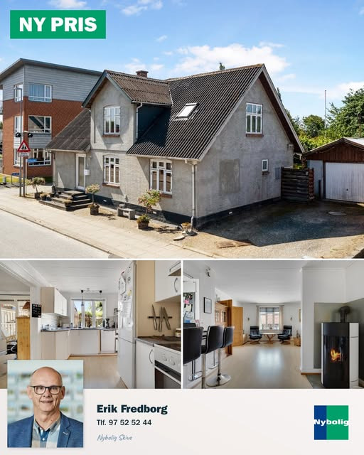 Nybolig Skive I/S sænker prisen på charmerende villa i Lem