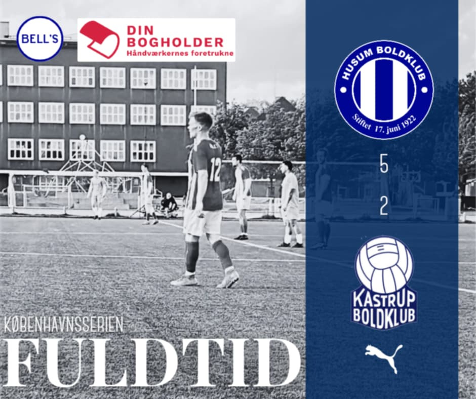 Husum Bk i målhumør: Sejrer over Kastrup Bk med tre måls forskel