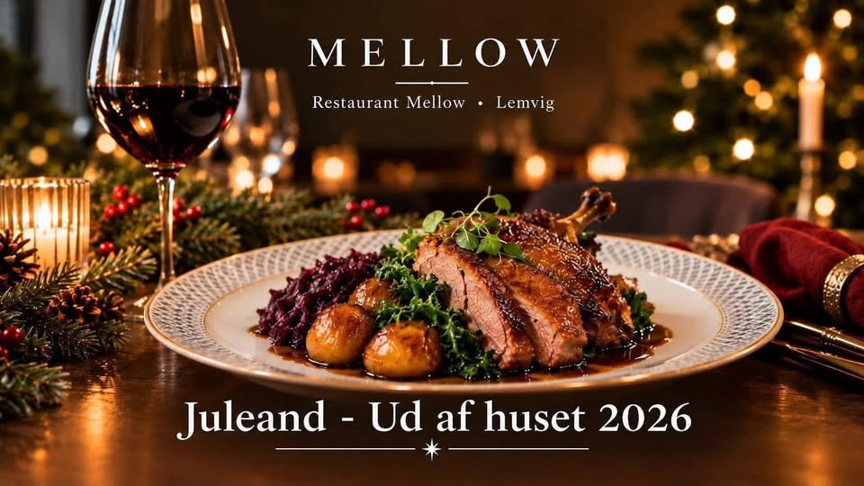 Restaurant Mellow tilbyder hel juleand med tilbehør til afhentning