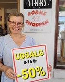 Børneshoppen Brønderslev inviterer til udsalg med op til 50% rabat