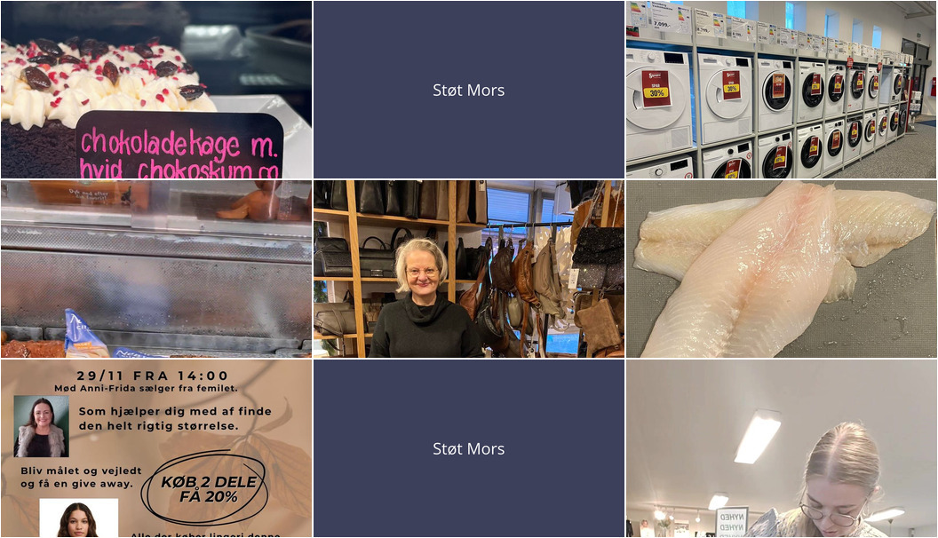 Nyt fra ELINS BUTIK, HANSTHOLM AUCTION BUYER, REMA 1000 Nykøbing Mors og 4 andre