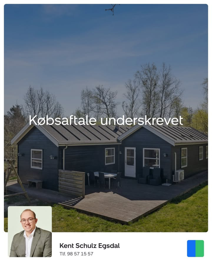 Nybolig Hadsund har fået underskrevet købsaftalen på Egelunden 57