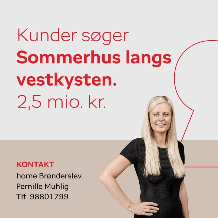 Home Brønderslev søger sommerhuse ved Vesterhavet til salg