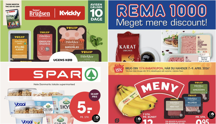 Grøn Balance økologiske bananer til 12 kr. og kold- eller varmrøget laks til 25 kr. - se de lokale tilbud