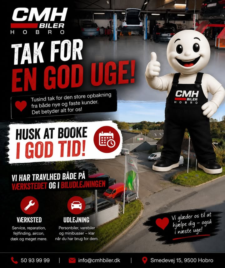 Oscar Biludlejning takker kunder og samarbejdspartnere for en travl uge