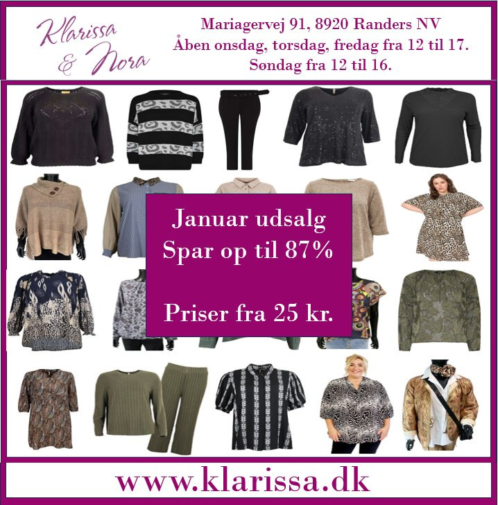 Klarissa & Nora åbner med gigantisk udsalg i Randers