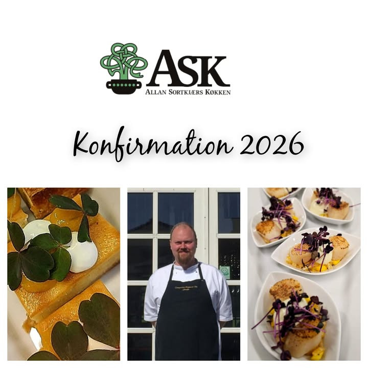 Ask præsenterer årets konfirmationsmenuer med mulighed for tilpasning