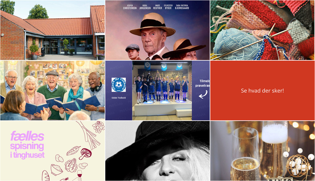 Ugens begivenheder i Odder: Fra åbent hus til koncerter og fællesspisning