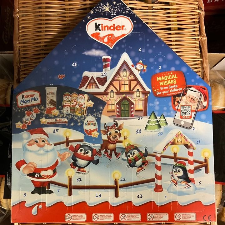 Brugsen Høm tilbyder Kinder julekalender til 99 kr.