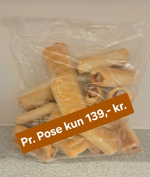 Spar Valsgård tilbyder hel pose pølsehorn til ja tak-pris