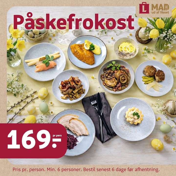 Løvbjerg Frederikshavn tilbyder skræddersyet påskefrokost til 169 kr. pr. person