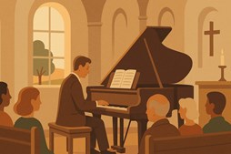 Musikalsk sommer: Markus Fog improviserer i Ishøj Kirke