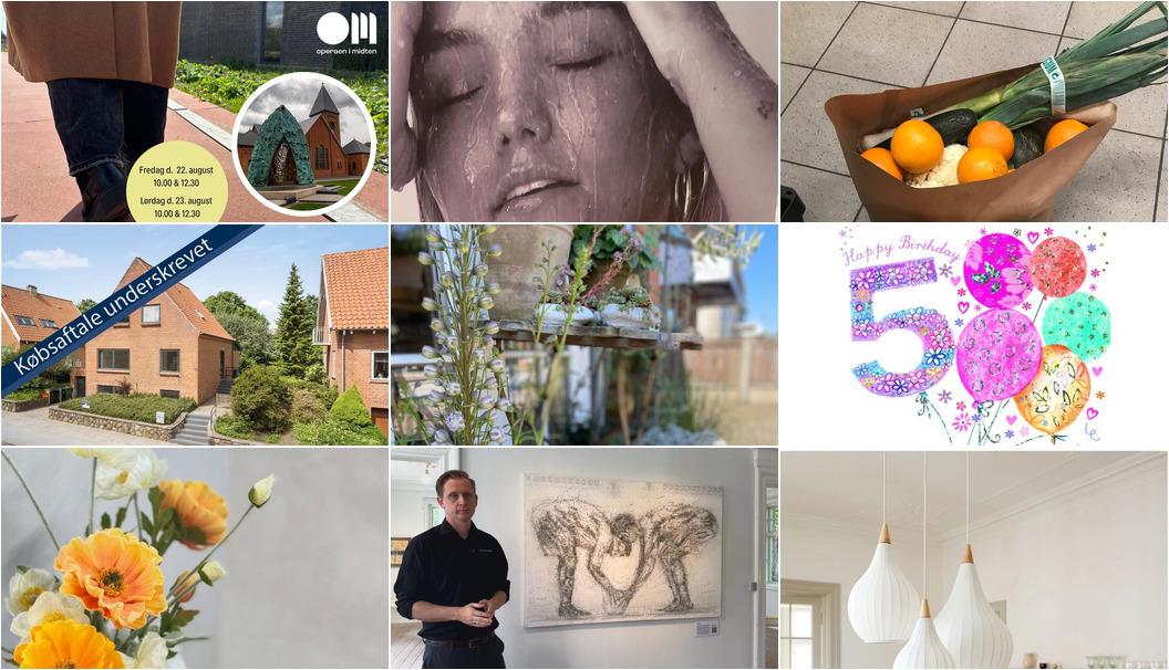 Nyt fra Gimsinghoved, THUSGAARD LIVING, Florist Pernille DB og 6 andre