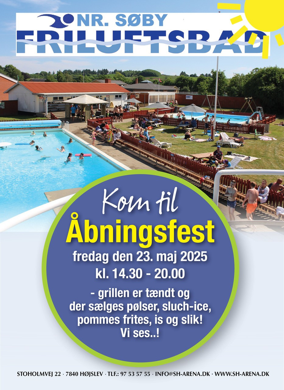Åbningsfest i Nr. Søby Friluftsbad: En hyggelig start på sæsonen
