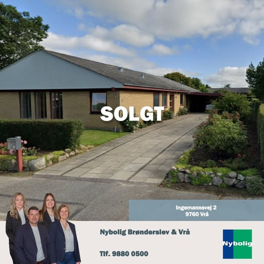 Nybolig Brønderslev & Vrå sælger skuffesag på Ingemannsvej 2 i Vrå