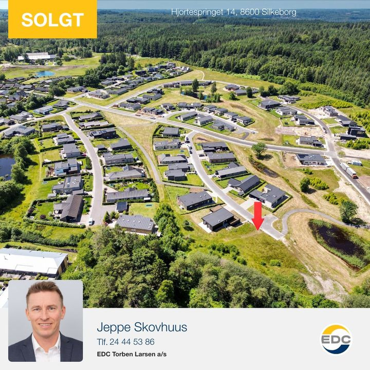 Endnu en bolig solgt af EDC Torben Larsen: Hjortespringet 14 i Silkeborg er nu solgt