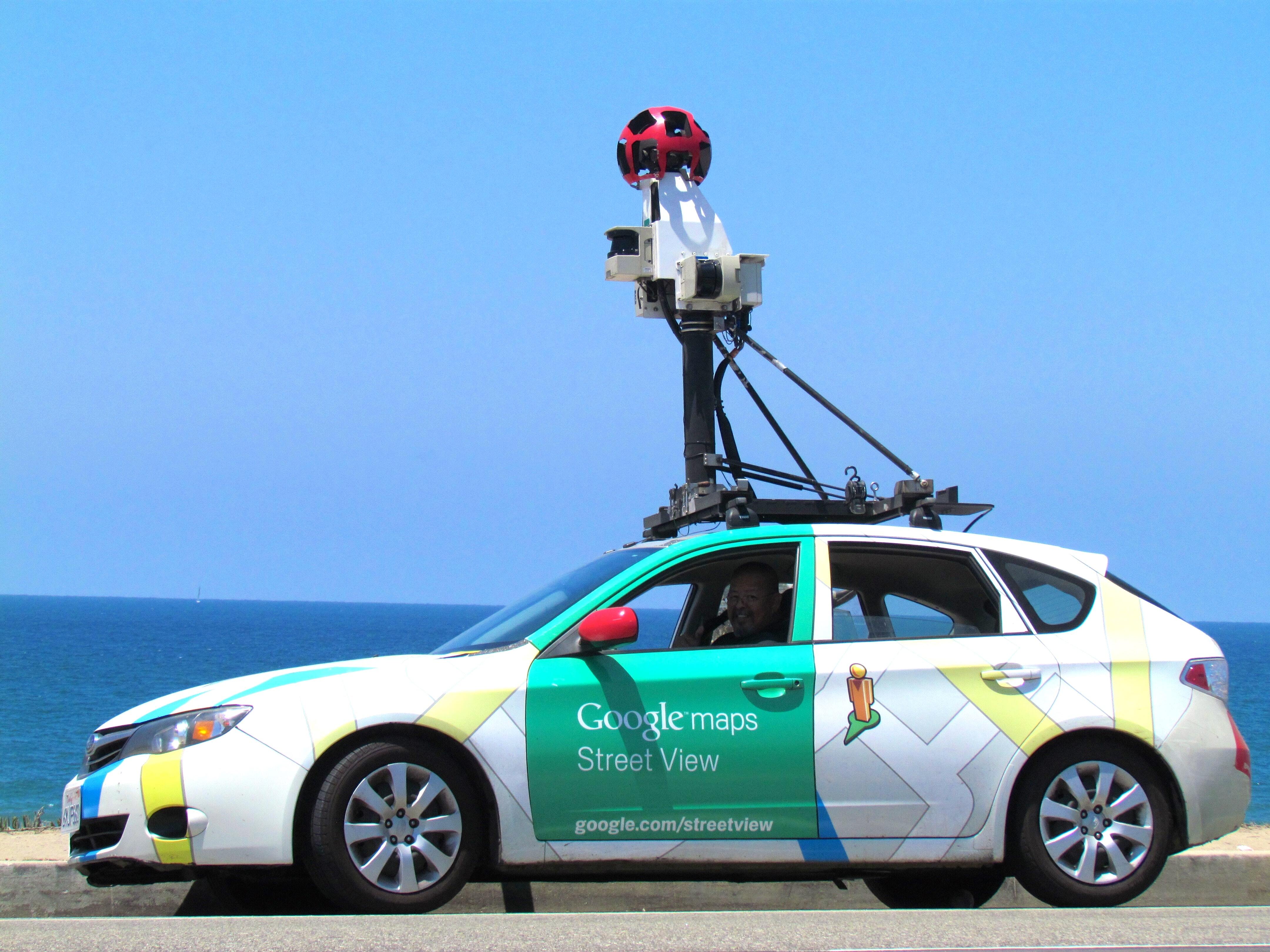 Bil tager billeder til Google Street View i denne uge