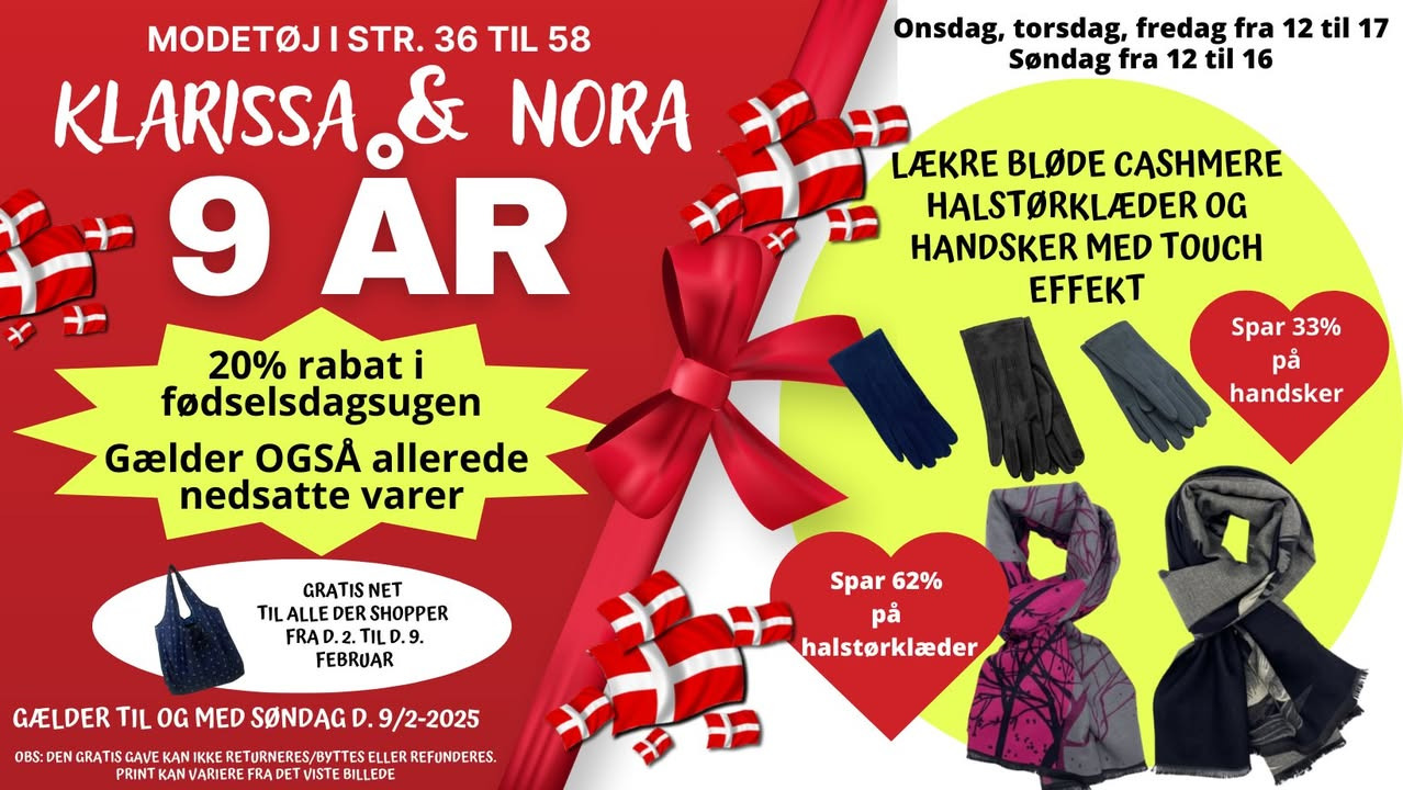 Klarissa & Nora fejrer 9-års fødselsdag med eksklusive rabatter og gaver