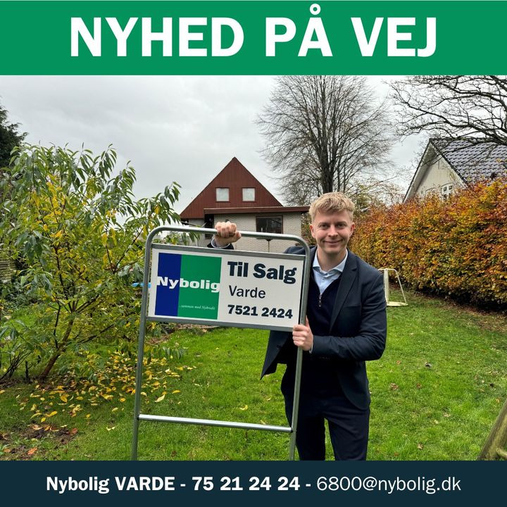 Nybolig Varde annoncerer prisbillig villa med stor grund og mange muligheder i Varde Syd