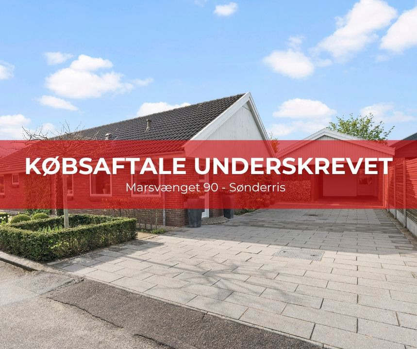 Købsaftale underskrevet efter kun tre uger på Boligsiden: Populær villa i Sønderris skifter hænder