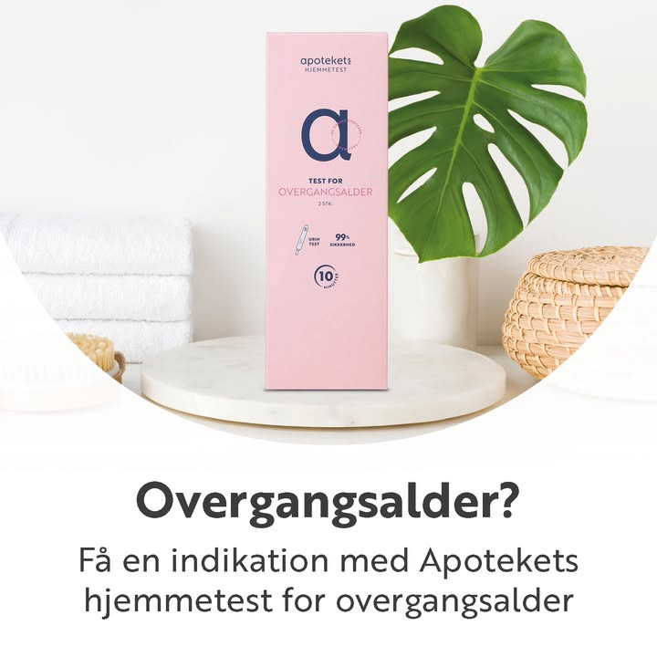 Ikast Apotek introducerer hjemmetest til overgangsalderen på apotekets hylder nu