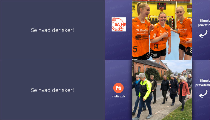 Spændende begivenheder i Ansager: Håndbold for børn og Gå-fællesskab for alle