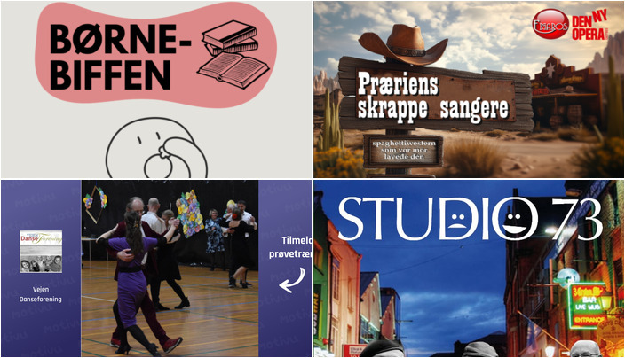 Vejen byder på film for børn, western-musikteater og folk-koncerter i den kommende uge
