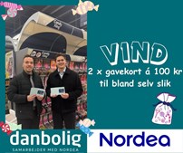 Danbolig Nørresundby inviterer til konkurrence om bland selv slik gavekort