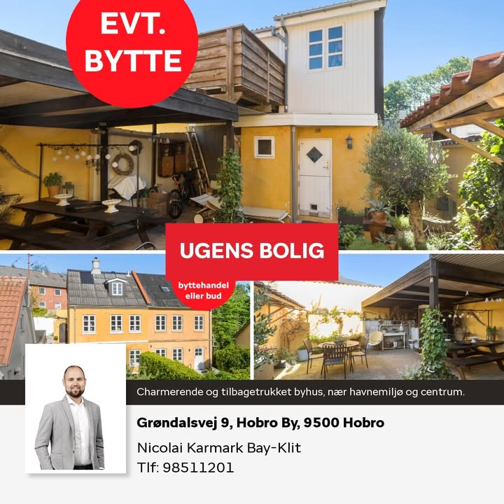 Home Hobro præsenterer ugens bolig: Charmerende byhus nær havnemiljø og centrum