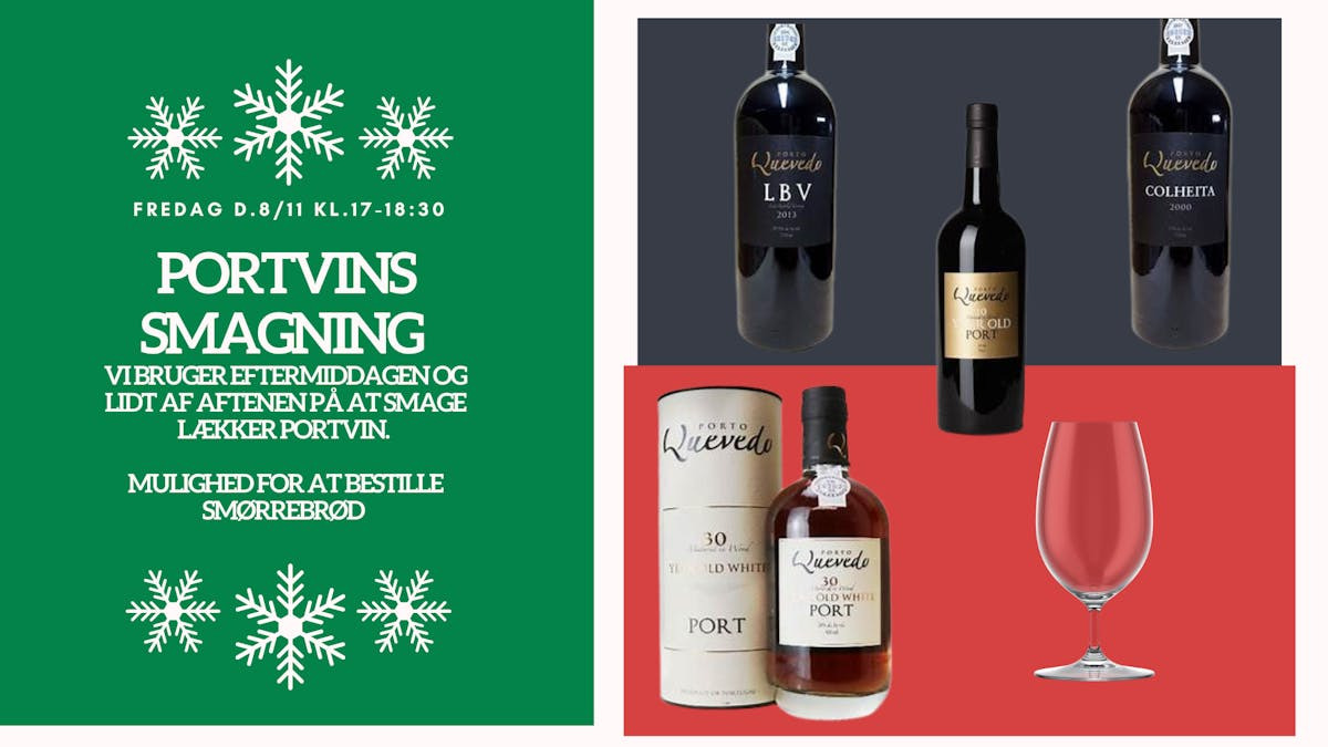 Portvinssmagning i Brædstrup: En aften med Quevedo