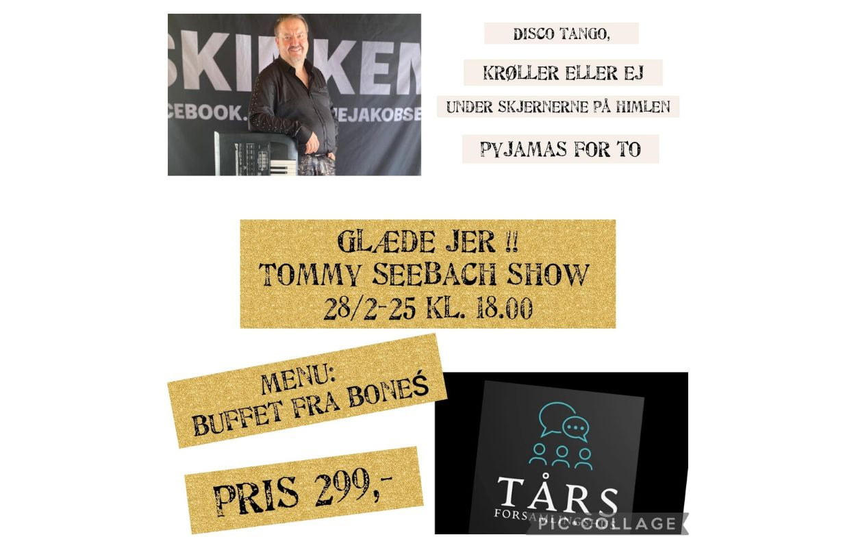 Tommy Seebach Show bringer nostalgi til Tårs Forsamlingshus