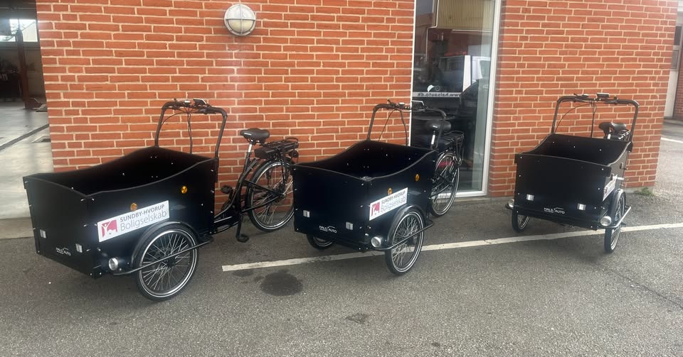 Hals Auto A/S leverer fabriksnye ladcykler til Sundby-Hvorup Boligselskab