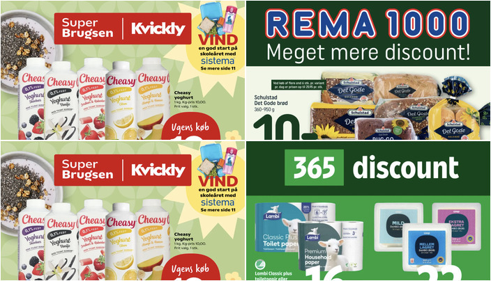 Ugens tilbud: Lambi toiletpapir til 16 kr. og Kohberg brød til 12 kr.