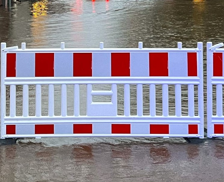 Myndighederne tager forholdsregler mod oversvømmelsesrisiko i Vejle midtby