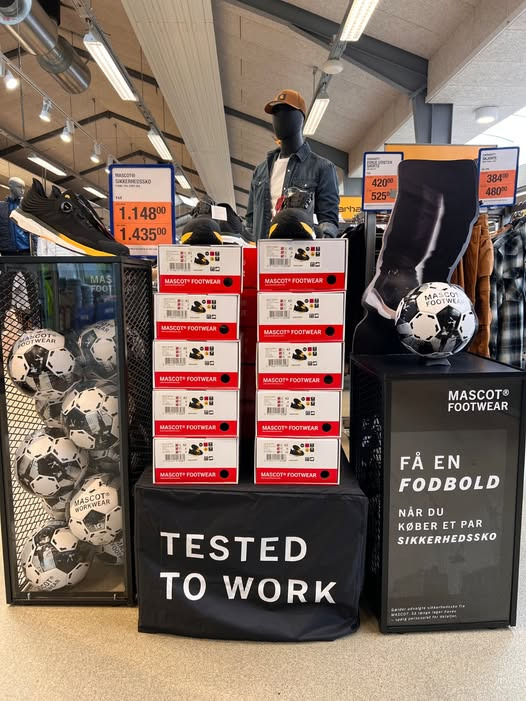 STARK Hobro giver gratis fodbold med ved køb af MASCOT-sikkerhedssko i juni