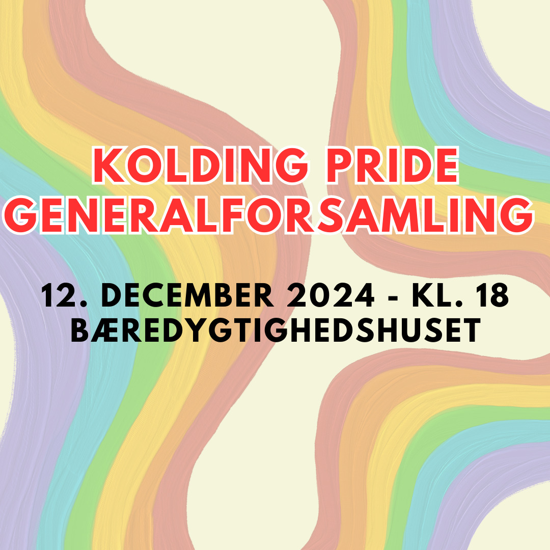 Gør en forskel for Kolding Pride: Deltag i generalforsamlingen