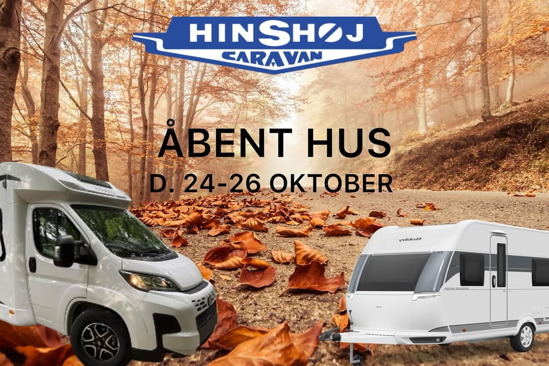 Hinshøj Caravan inviterer til åbent hus med gode tilbud og campingstemning