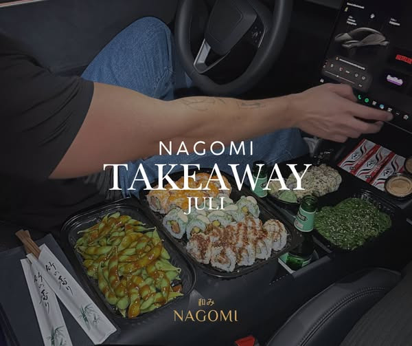 Nagomi Sushi holder kun åbent for takeaway med 30% rabat i juli