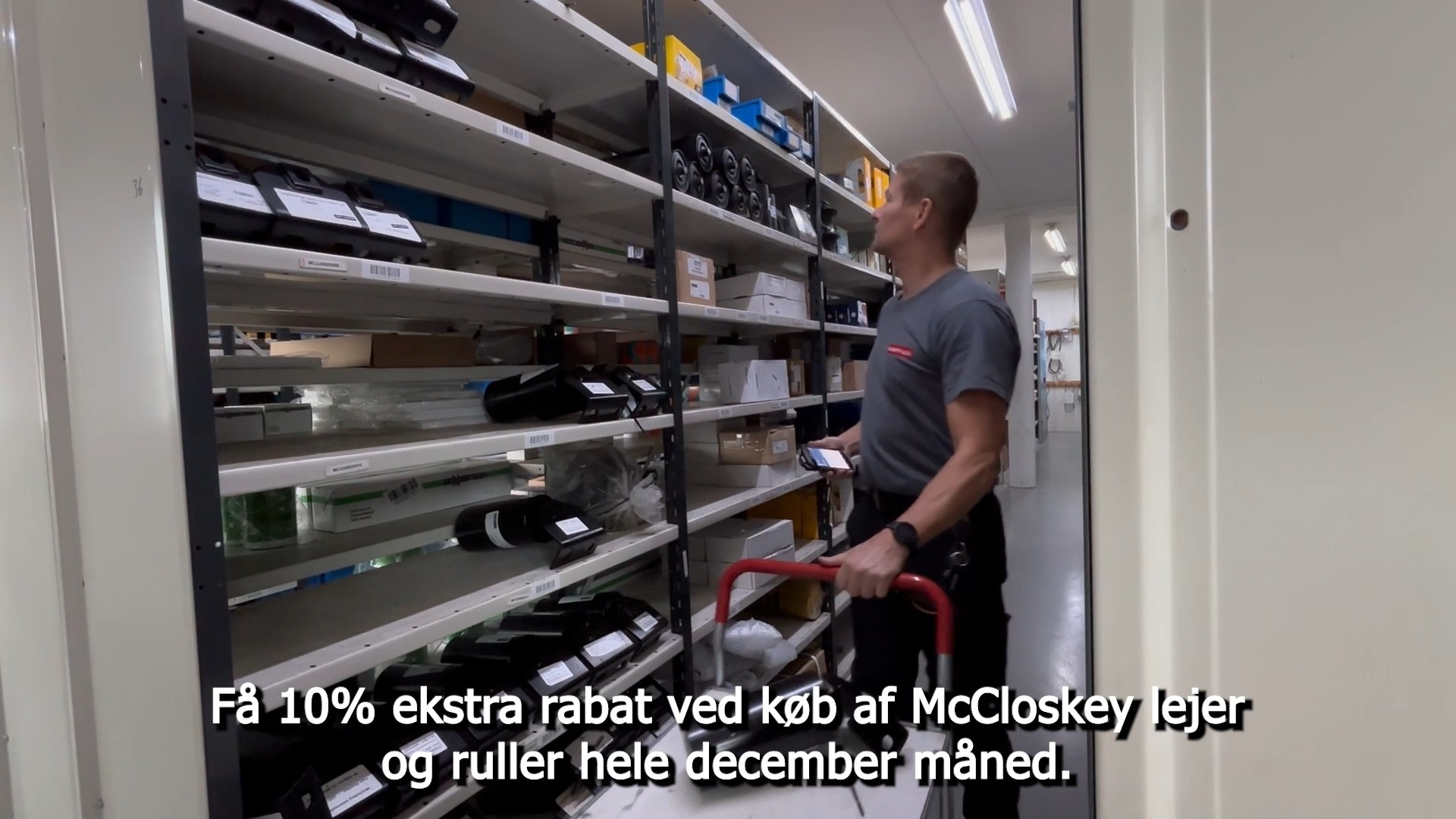 Scantruck A/S tilbyder ekstra rabat på McCloskey ruller og lejer i december