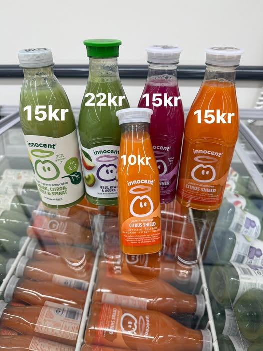 Rema 1000 Ringsted byder på frisk innocent juice til weekenden