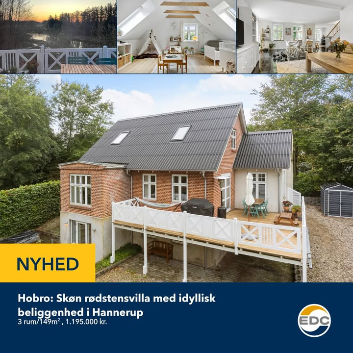 EDC Søren Jensen præsenterer charmerende rødstensvilla i smukke omgivelser ved Hannerup