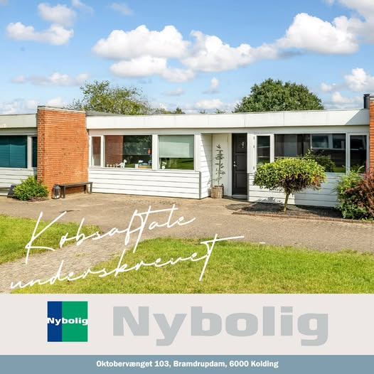 Nybolig Kolding annoncerer underskrevet købsaftale på Oktobervænget 103 i Bramdrupdam