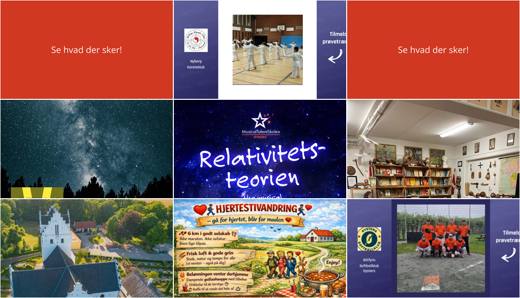Weekendaktiviteter i Nyborg: Fysisk udfoldelse, stjerner og scenekunst