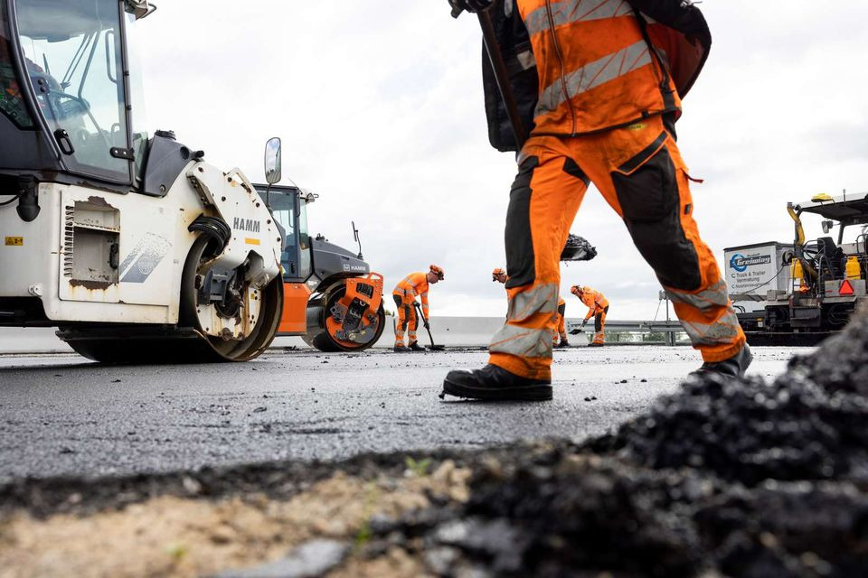 Hovedvejen ved Møldrup får ny asfalt