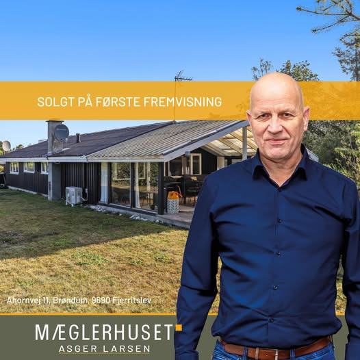 Mæglerhuset sælger Ahornvej 11 i Brøndum efter første fremvisning