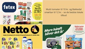 Mutti tomater til 10 kr. og Bakkedal smørbar til 12 kr. - se de bedste lokale tilbud