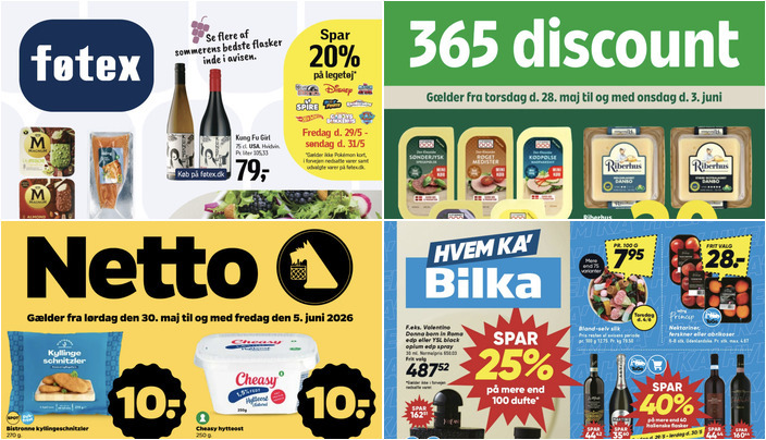 Bland-selv slik til 7,95 kr. og Riberhus skiveost til 20 kr. - Se de bedste tilbud i Kolding