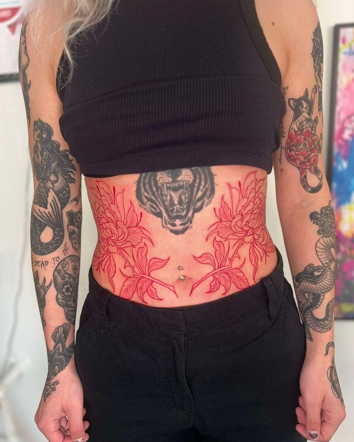 Ny tatovering hos Hos Din Tatovør af kunstneren Timm i Randers