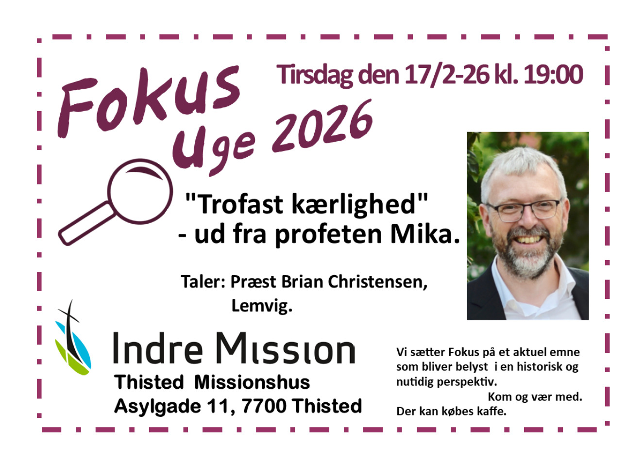 Inspirerende foredrag og fællesskab i Thisted